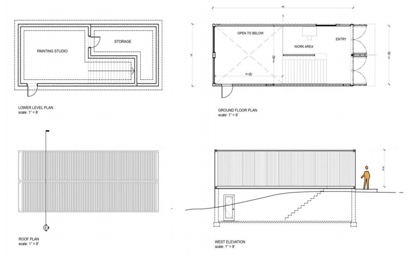 Shipping Container Home Studio