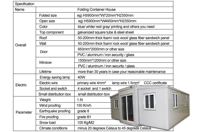 Expandable Container House wzh001