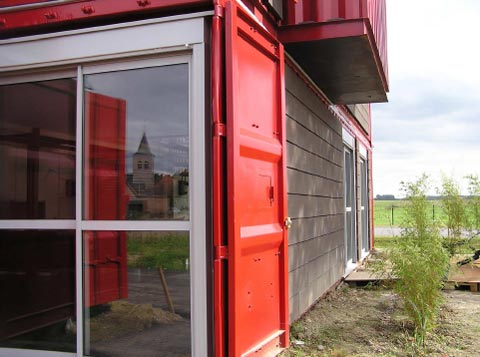 Shipping Container Home: Red House Lille