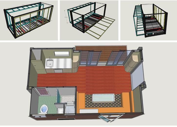 Expandable container house-L