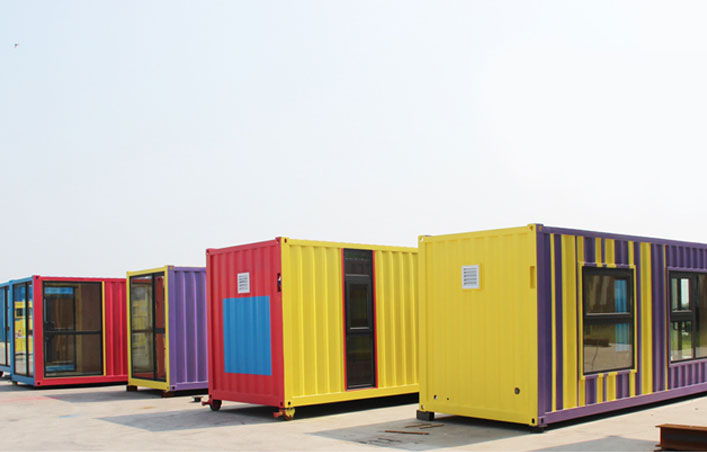A unique container dormitory