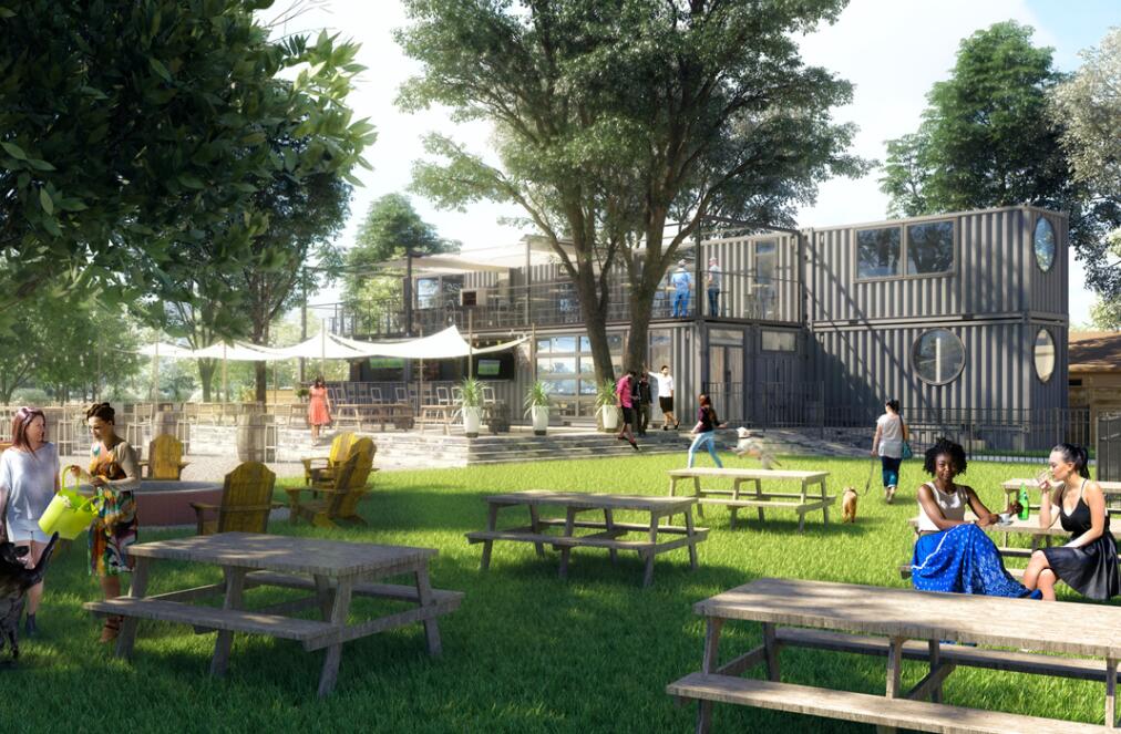 shipping container houses villa-L