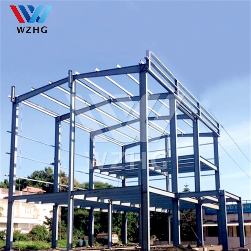 Agriculture and Industrial Portal Frame Style Structure Steel Sheds 