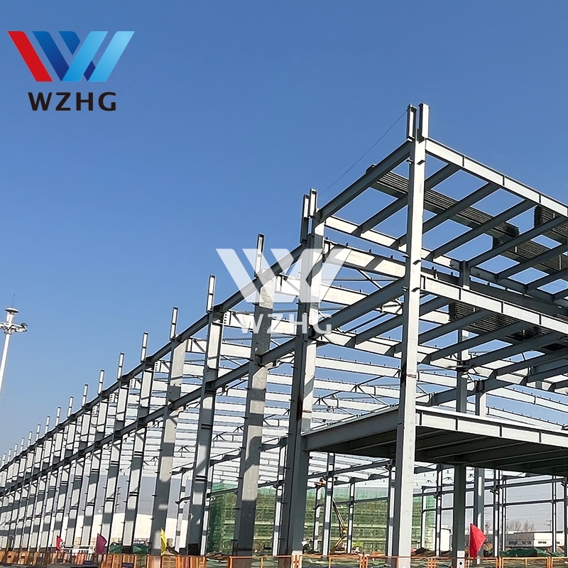 Agriculture and Industrial Portal Frame Style Structure Steel Sheds 